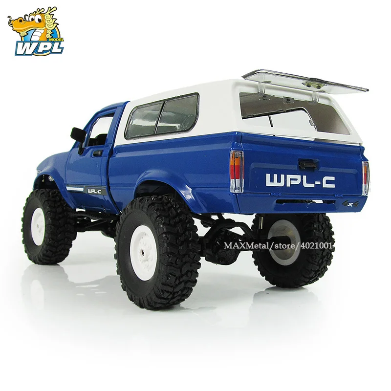 WPL C24 Radio Controlled Cars Off-Road RC Car 1:16 RC Crawler Military Truck Electric Car Machine Truck 4WD Battery Power Car