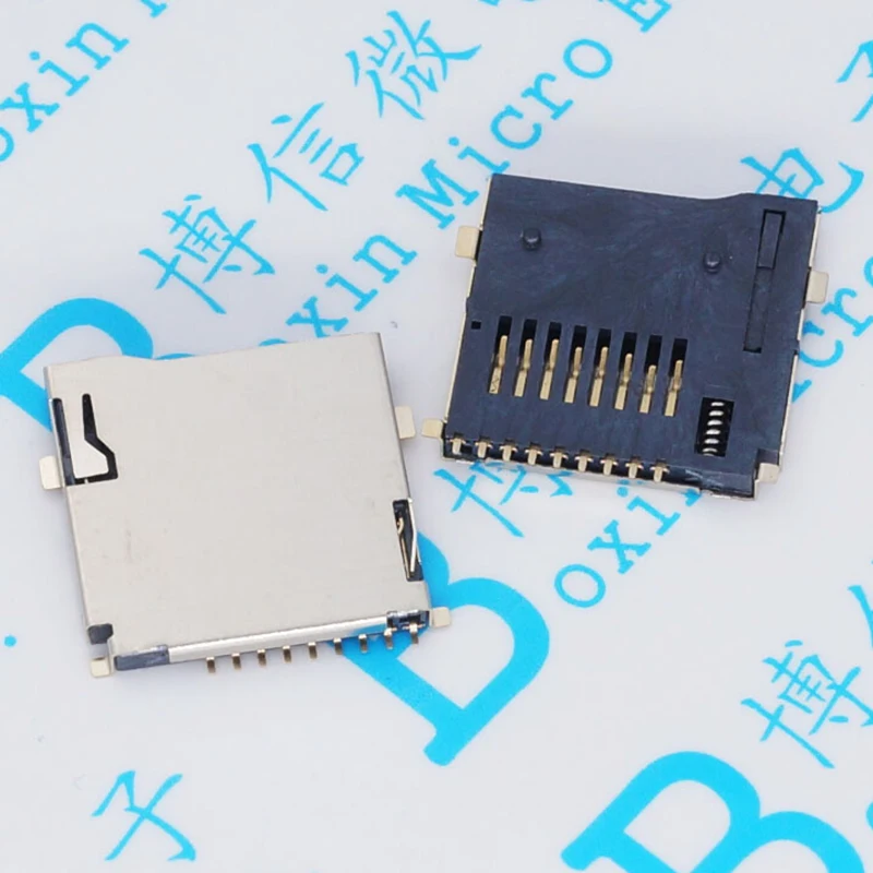 Позолоченный Разъем для карты памяти TF медный корпус со слотом MicroSD |