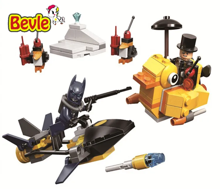 

Bevle Bela 10225 Super Heroes Series Batman & Penguin Building Block Toys Compatible with Lepin 76010
