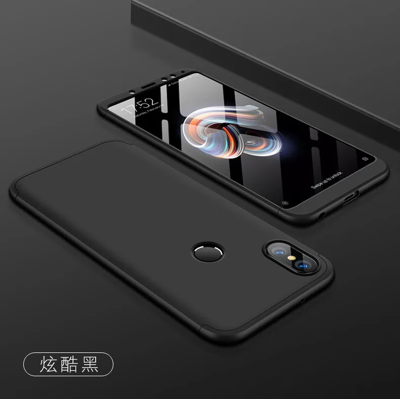 360 hard full case cover for Xiaomi Redmi note 5 pro  06