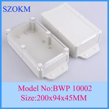 

10 pcs/lot abs project box plastic electronics enclosure project boxes 200x94x45mm