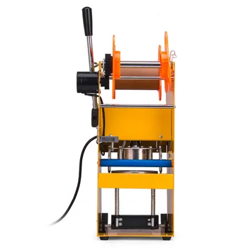 

Precision Spring Platen Bubble Tea Cup Sealer Commercial Sealing Machine Fit for 75~90MM（2.95~3.74inch）width Cup Electric