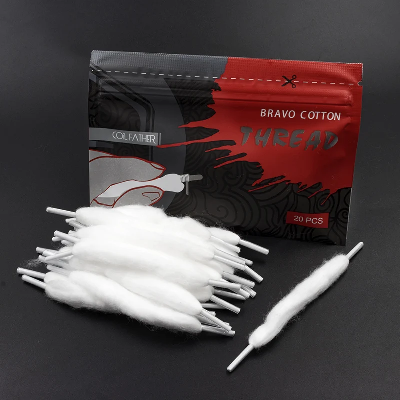 

RDA RBA DIY Bravo Cotton Thread Organic Cotton Vape for Ecigarette rebuildable RDA RBA DIY atomizer vapor cotton