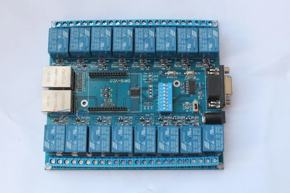 

Network Relay Control Switch 16 Road Relay Remote Control P2P WIFI Module