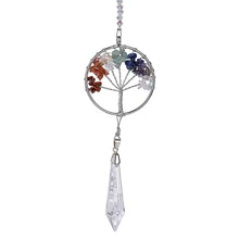 H& D Древо жизни кристалл кулон-сосулька люстра Декор Радуга солнышко Висячие призматические орнаменты