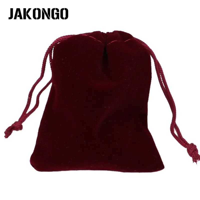 JAKONGO 10 шт./лот 7X9 см 9X12 см бархат стенд для ювелирных украшений сумки & Jewelry сумка для переноски сумочки для упаковки подарков 6 цветов