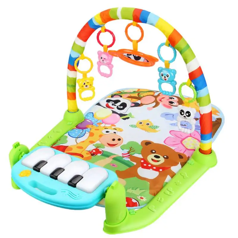 

Multifunctional Baby Play Mat Activity Piano Pedal Fitness Frame Music Bed Bell Play Soft Gym Toy Floor Crawl Blanket carpet