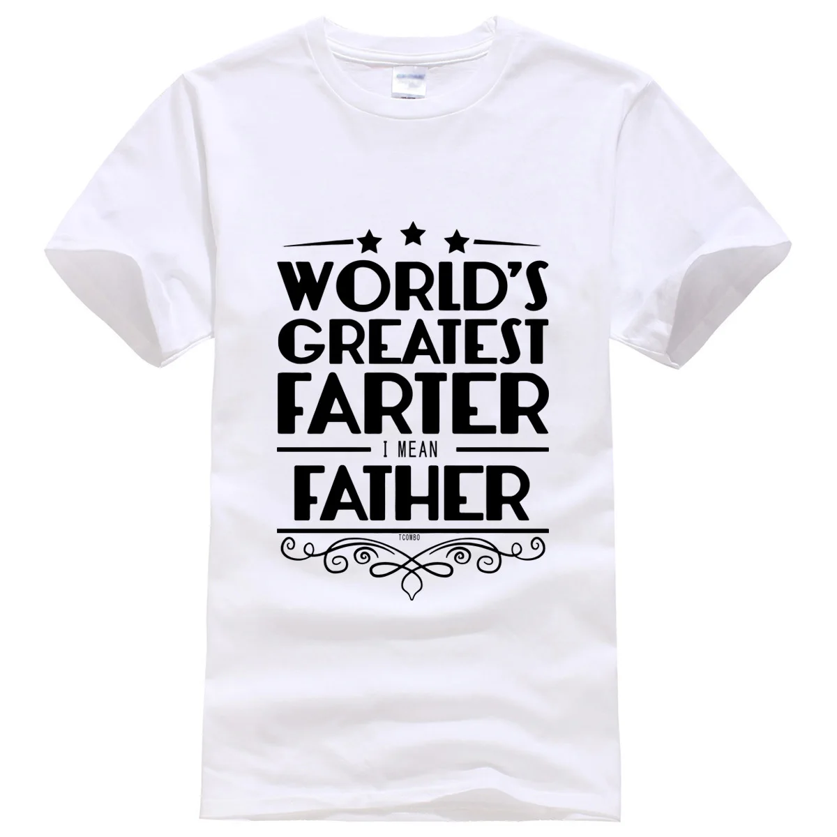 

Lasting Charm Sports T-shirt World's Greatest Farter Father letter funny men's T-shirts kpop sportwear crossfit