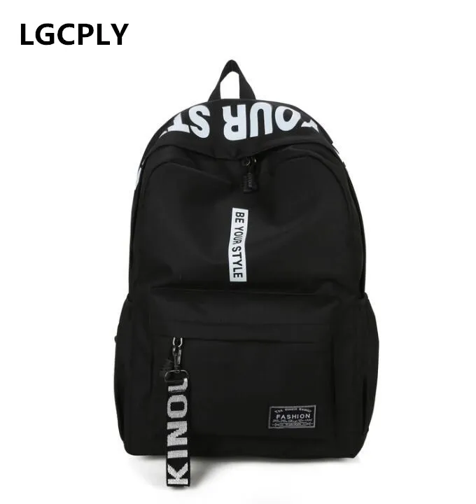 Uzzang shoulder bag girl high school student schoolbag fashionable backpack man