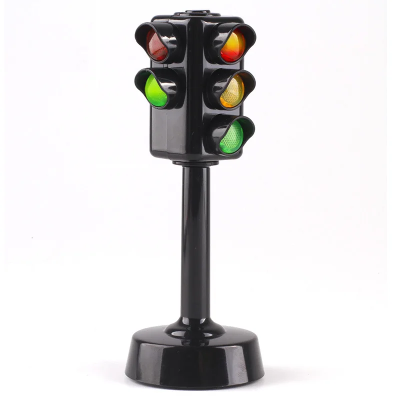 

New Traffic Light Puzzle Toy 11.5cm Traffic Signs with Musica and Light Motor Vehicle Signal Light Safety Early Education Toys