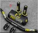 Руль для PRO Taper Pack Bar 1-1/" ручка бар колодки ручки Pit Pro гоночный Dirt Pit велосипед Мотоцикл CNC 28 мм адаптер - Цвет: B  Black