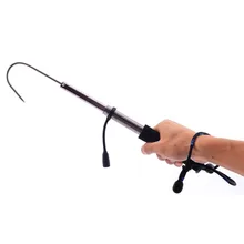 Topind Ice Рыбалка гибкие Рыбалка багор ручка держатель молния Форма Рыбалка копье рукоятки море Рыбалка захват Управление снасти инструмент