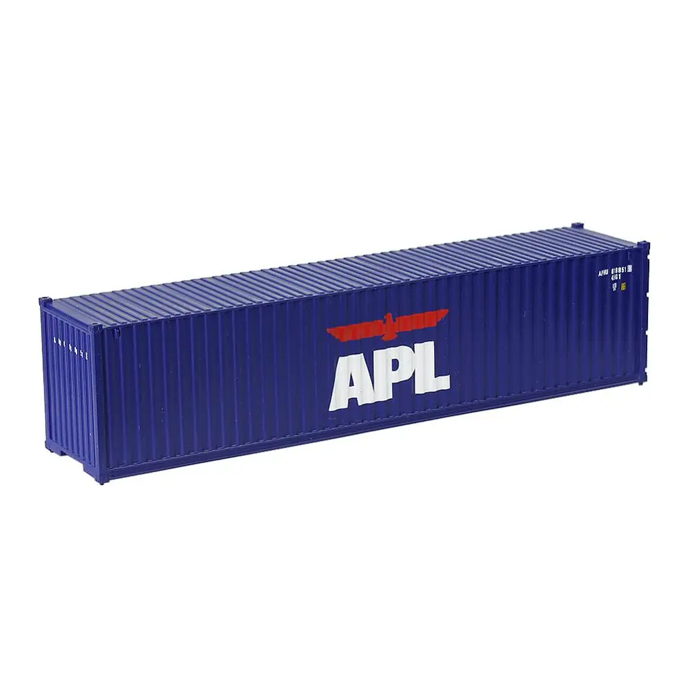 

1pc/2pcs/3pcs/5pcs/10pcs HO Scale 40ft Shipping Container APL 1:87 Freight Car Model Trains