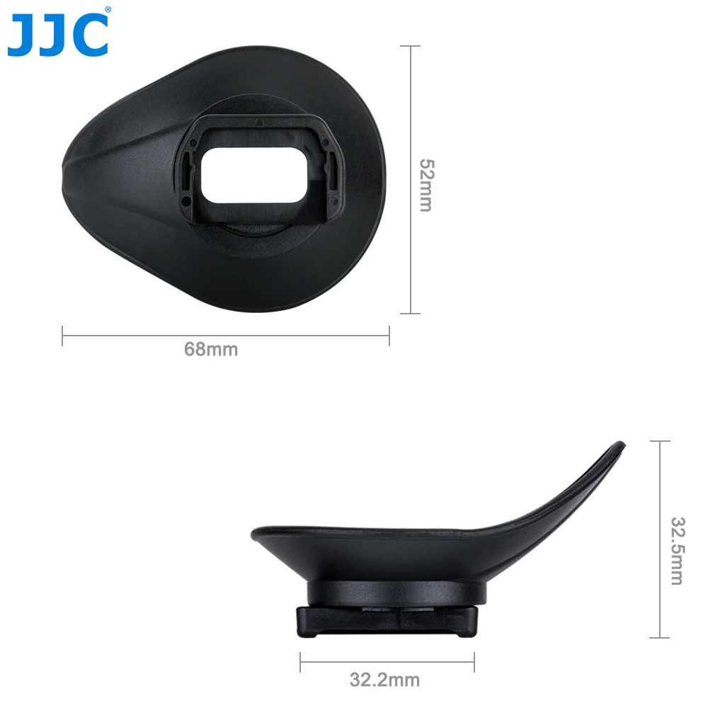 JJC резиновая Камера наглазник видоискателя протектор глаз чашки мягкого силикона окуляр для Sony A6500 заменяет Sony FDA-EP17