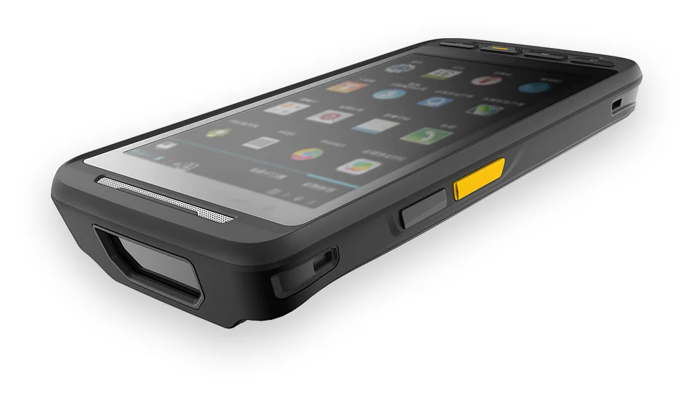 Android 6,0 прочный КПК с 13,56 МГц NFC 1D лазерный штрих-код камера-сканер 4,7 дюймов Большой экран водонепроницаемый 4G сотовый телефон