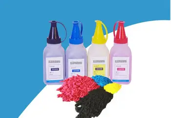 

2018 compatible ceramic toner powder for Ricoh xerox canon minolta copier Vitrotype printing powder ,KCMY 100g/color ,400g/lot