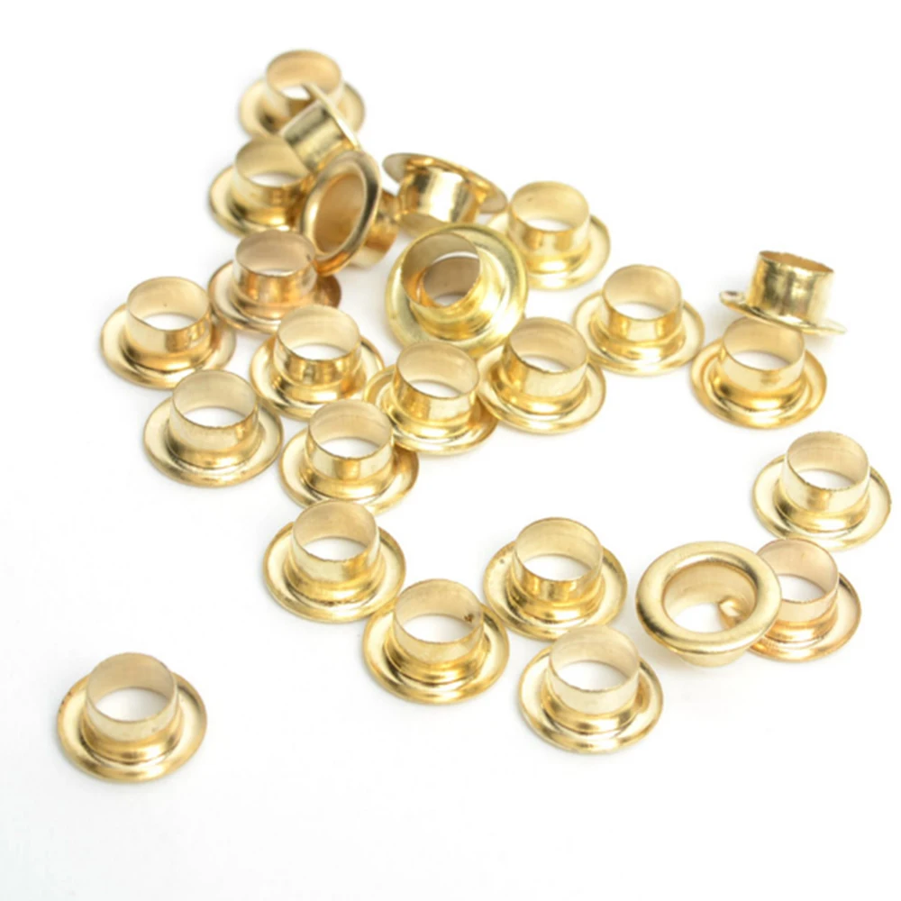 

100x Scrapbook Metal eyelets Scrapbooking DIY Embelishment Garment Cloth Leather