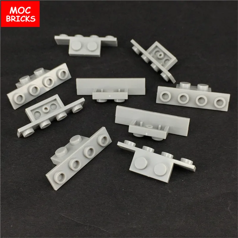 10 шт./лот кубики Moc черный и светло серый кронштейн 1X2 1X4 подходит с 2436 DIY обучающие