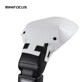 

MINIFOCUS Universal PU Shovel Arc Shape Flash Bounce Reflector Diffuser Board For Canon Nikon Pentax Sony Speedlite Flash White