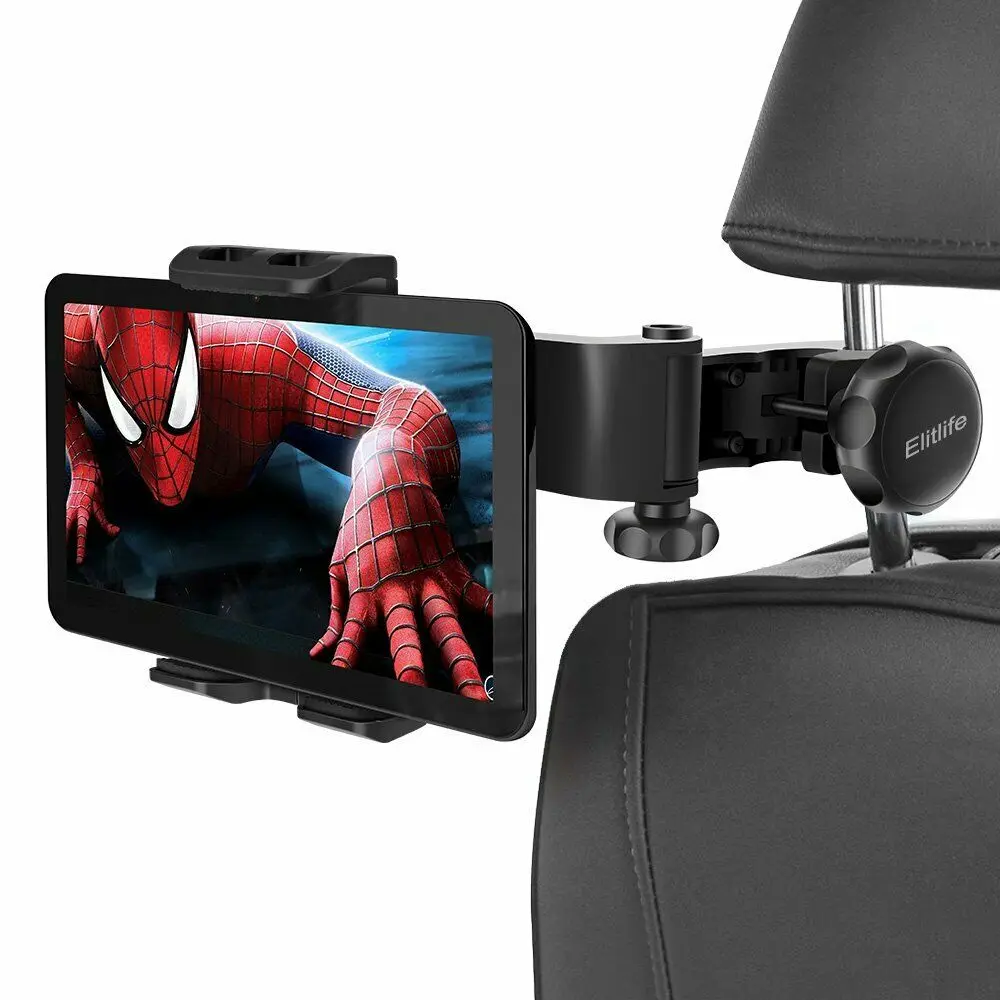 

Adjustable Car Headrest Phone Holder for iPad iphone 4-12" Tablets Mount Back Seat Bracket Tablet Car Stand Seat mini table FS