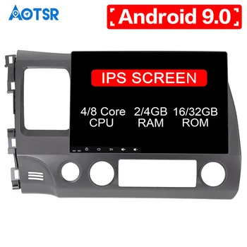 

Android 9 Car No DVD Player GPS navigation For Honda Civic 2007-2011 multimedia player 2 din radio tape recorder head unit IPS