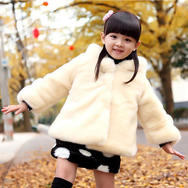 Abrigos para niñas abrigo de piel de invierno 2018 ropa de moda para niñas niños abrigo y chaqueta para 2-15 años _ - AliExpress Mobile