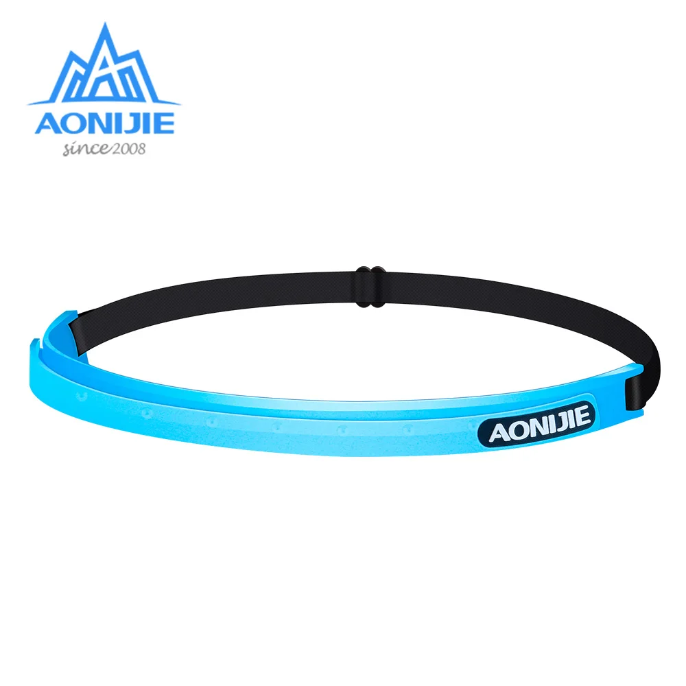AONIJIE E4088 Регулируемый силиконовый спортивный ободок повязка для волос бега