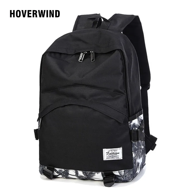 Casual Unisex Backpack Nylon School Children Schoolbag Patchwork Back