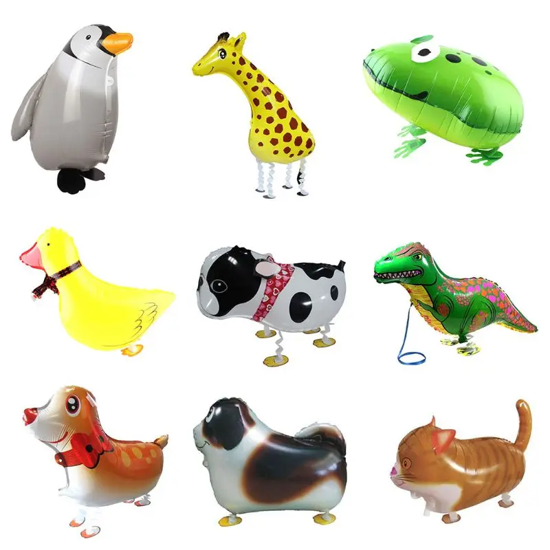 

Giant Big Walking Animal Dinosaur Shape Balloons Inflatable Helium Children Baby Shower Party Supplies Birthday Festival