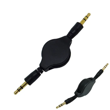 

3.5mm flexible Stereo AUX cable Auxillary Retractable Extend Audio Cable Male to Male Date Cord For car ipod Phone Speaker Cable
