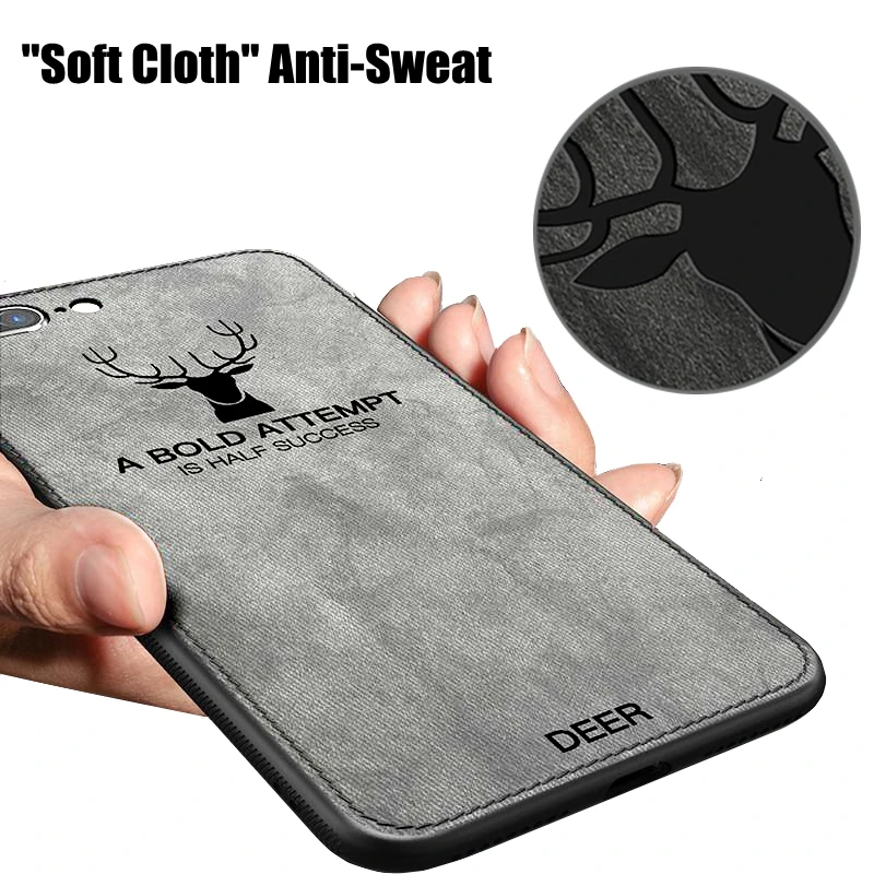 

3D Relief Cloth Phone Case For iphone 7 8 plus iphone XS Max Fabric Silicon Cover For iphone 6 6s Plus XR iphone 8 X Print Coque