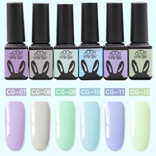 12 ярких цветов, 5 мл, замачиваемый Светодиодный УФ лак для ногтей, гель для ногтей, украшение для ногтей, красота, маникюр, Гель-лак для ногтей