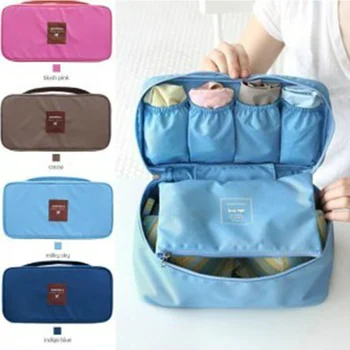 

Boxi Travel Underwear Makeup Organiser Bra Storage Box Handbag Boxes For Underwear Scarf Socks Bra Case Portable Storage Bag
