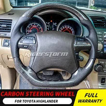 Для Toyota Carolla Замена рулевого колеса из углеродного волокна, кнопка управления, подушка безопасности, весло, крышка рулевого колеса