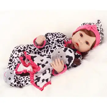 

55cm NPKCOLLECTION realistic lifelike reborn baby doll bebe doll playing toys for kids Christmas Gift soft silicone dolls