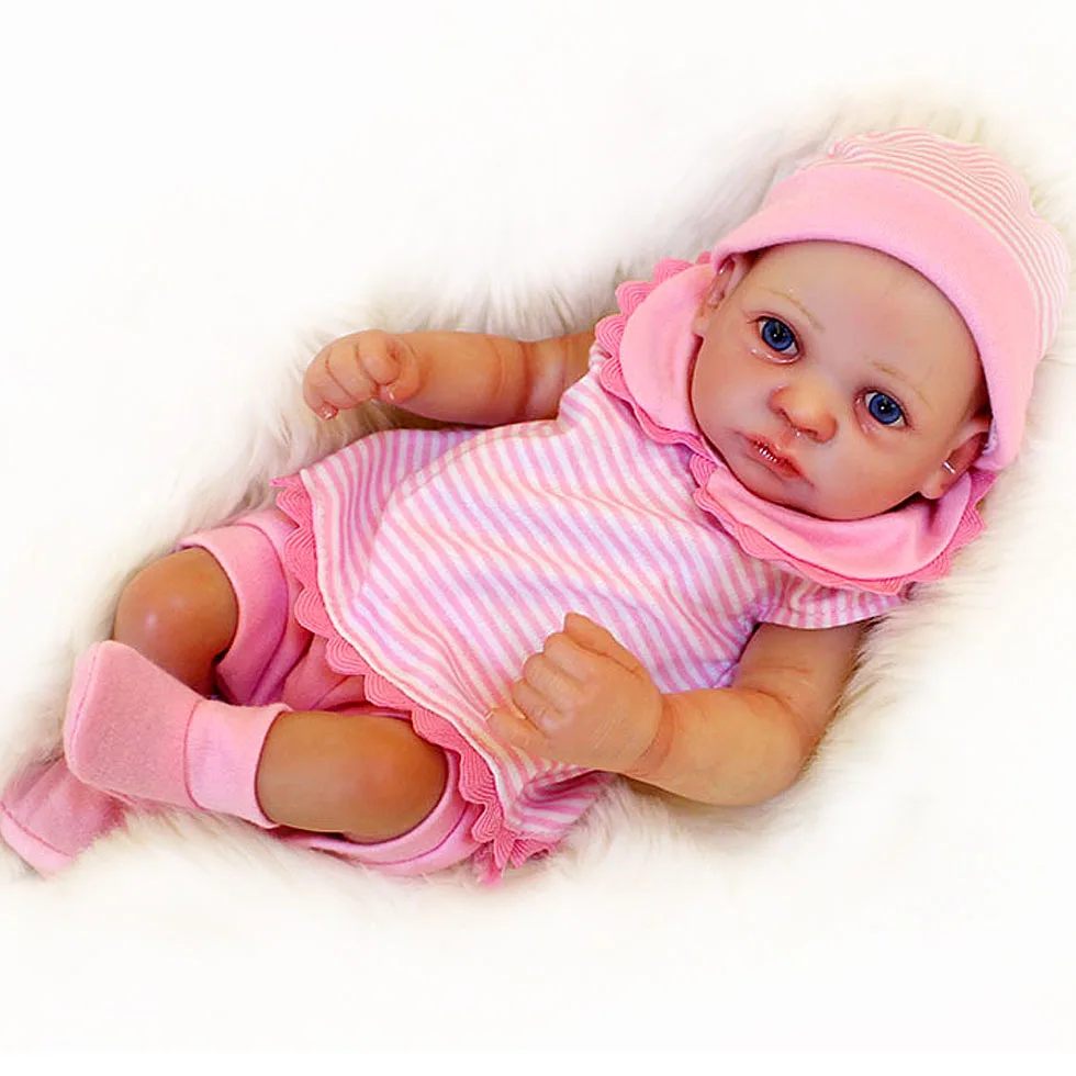 OtardDolls bebe reborn doll 25 см полностью виниловая кукла Реалистичная ручная роспись