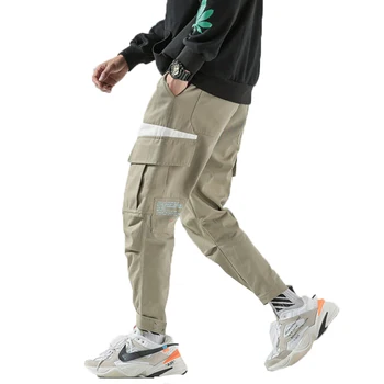 

Men's Side Pockets Cargo Pants 2019 Men Hip Hop Casual Harem Pants Male Tatical Joggers Trousers Fashion Streetwear Pants 5XL