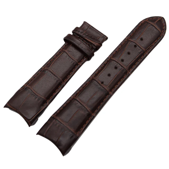 Curved End Genuine cinturino In Pelle di Vitello Cinturino per T035  Couturier Watch Band Farfalla Fibbia Cinturino Da Polso Bracciale 22mm 23mm  24mm|leather watchband|curved endbracelet 22mm - AliExpress