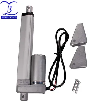 

150mm/6inch Stroke Heavy duty DC 12V DC 24V 1500N/330lbs Load Linear Actuator multi-function Electric Motor and brackets