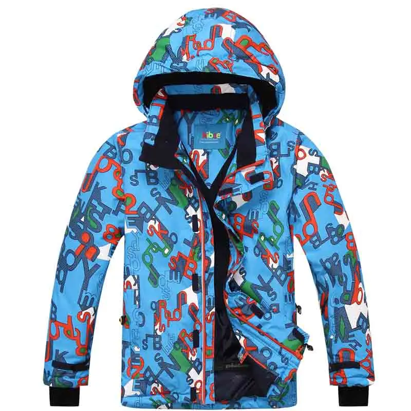 Детская зимняя Лыжная куртка с детектором; куртки для сноуборда для мальчиков; водонепроницаемая ветрозащитная зимняя куртка; теплое дышащее пальто для улицы - Цвет: PH8012