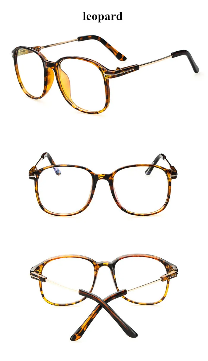 Большие очки, оправа, фирменный дизайн, винтажные очки в большой оправе, женские и мужские компьютерные очки, оптические очки Oculos De Grau
