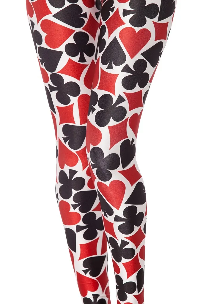 

MINSUNDA Hot Sexy fashion Pirate women DECK OF CARDS 3D print galaxy fitness tights girl pencil pants supernova wholesale