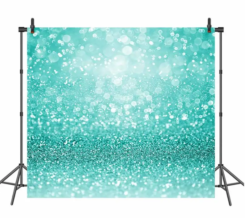 

Teal Turquoise Green Glitter Photography Backdrops Wedding Birthday Party Backdrop Sparkle Photo Booth Background Party Backdrop