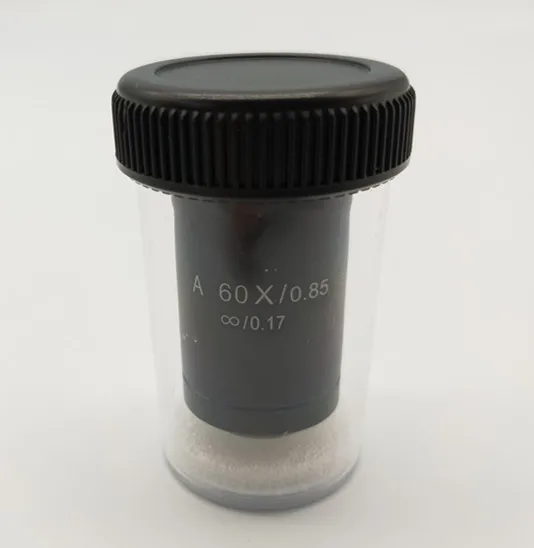 Лучший бесконечный микроскоп Ахроматический Objective60X Монтажный винт 4/5 ''x1/36'' фитинг олим-Пус CX motic микроскоп