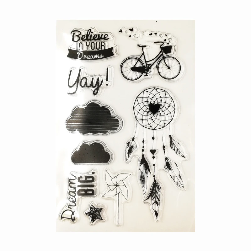 

Wind chimes Transparent Clear Silicone Stamp/Seal for DIY scrapbooking/photo album Decorative clear stamp