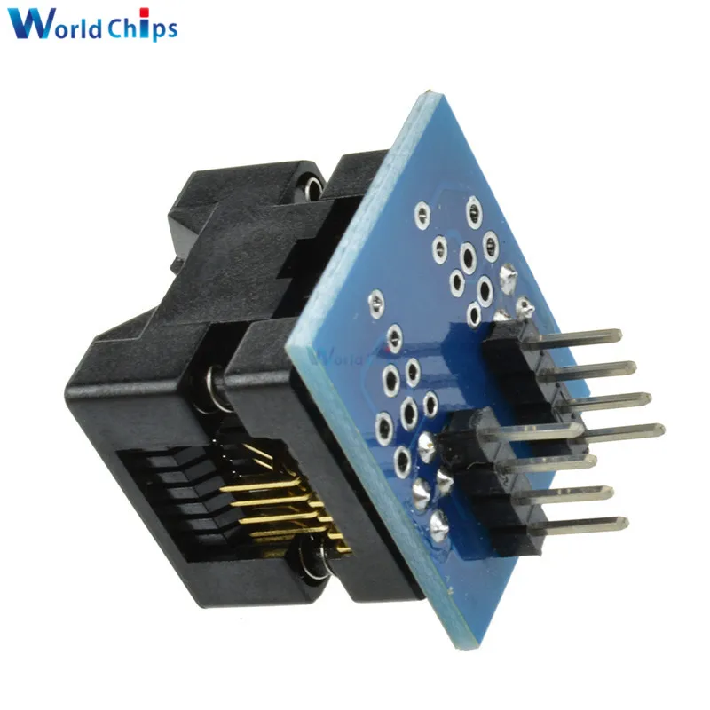 SOIC8 SOP8 К DIP8 IC гнездо с широким сиденьем 150mil 200mil программатор разъем адаптера