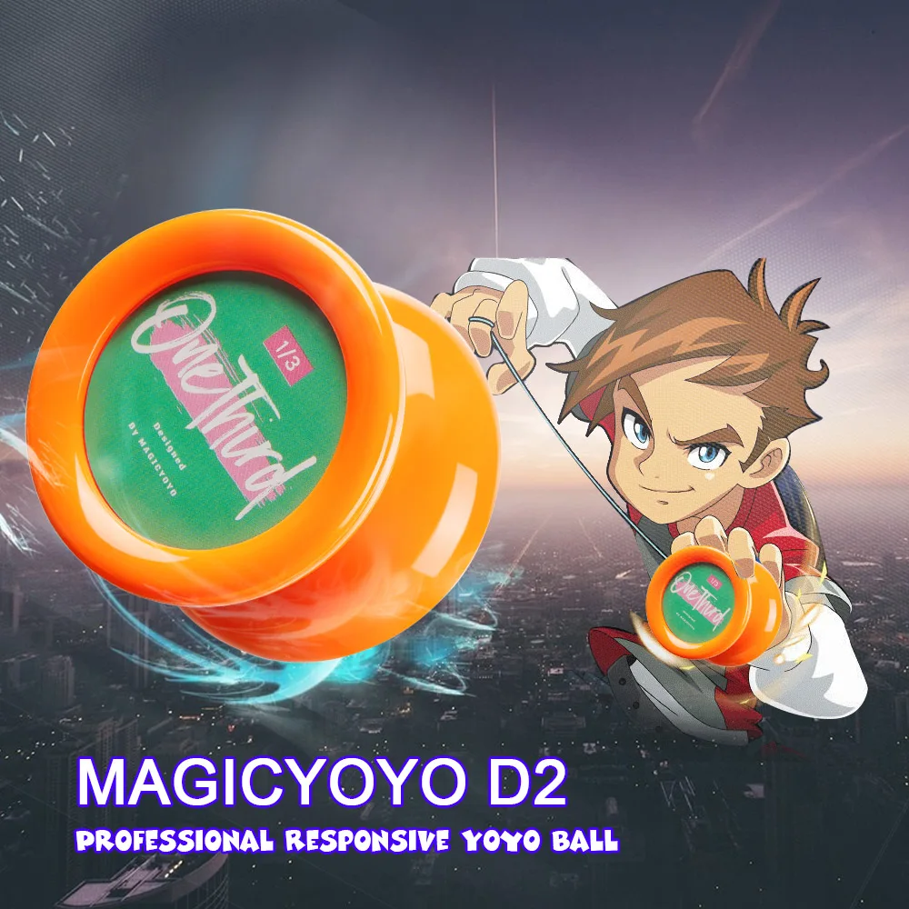 D2 MAGICYOYO Профессиональный отзывчивый йо мяч в форме бабочки вращающаяся игрушка