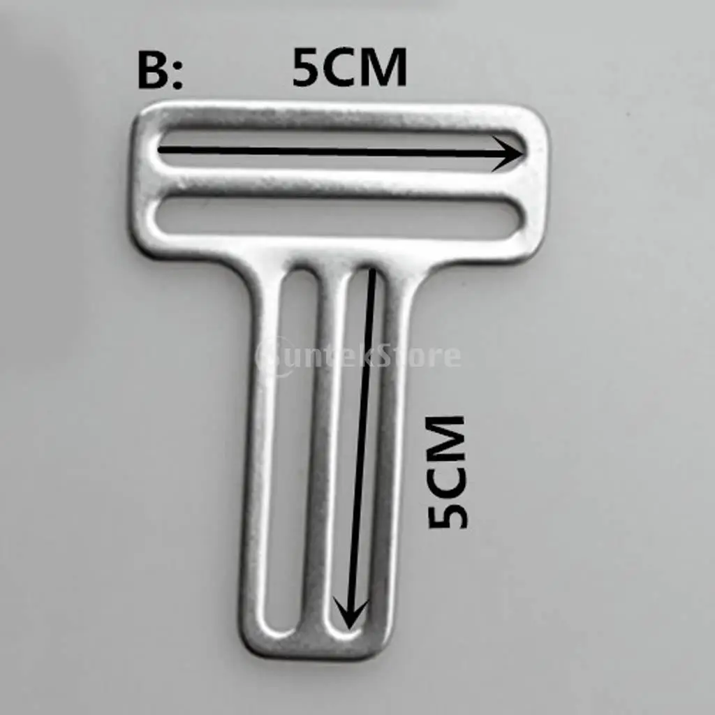 Heavy Duty 316 Stainless Steel Scuba Diving Weight Belt Keeper Retainer Stopper Slider Fits 5cm / 2' Webbing Strap