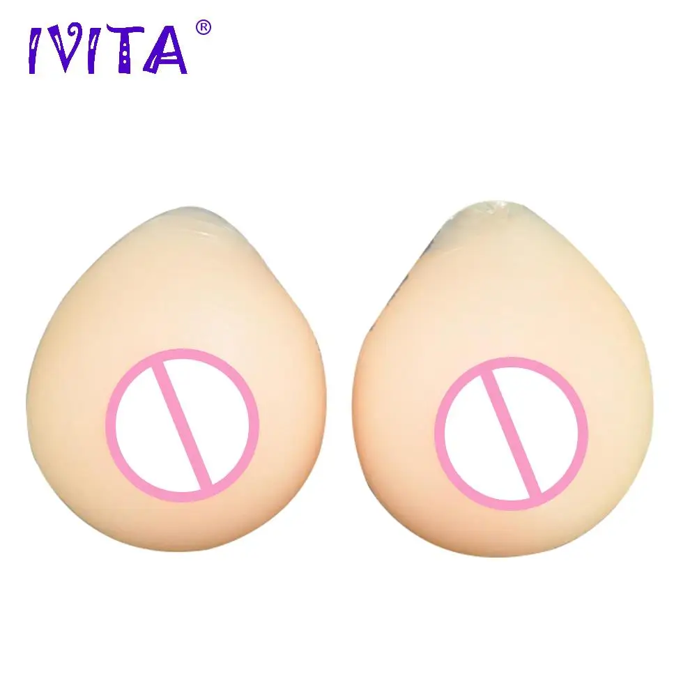

IVITA 4600g/Pair Professional Artificial Breasts Fake Huge Silicone Breast Forms With Shoulder Straps For Crossdresser Enhancer