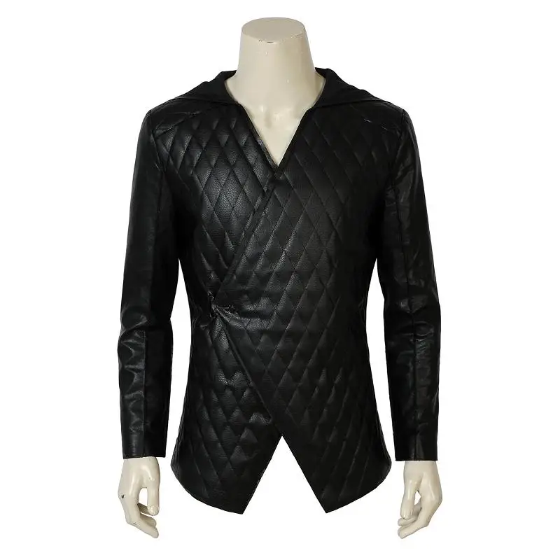 2018 Movie Robin Hood Origins Cosplay Costume Coat Hood Adult Jacket Christmas